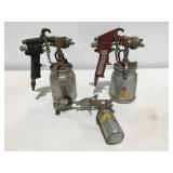 Pneumatic paint spray guns