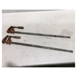 2 Bar clamps