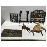 Various metal art
