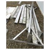Aluminum channel 6" x 3" longest piece 172"