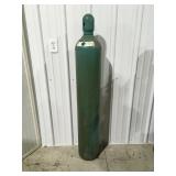 Compressed, argon tank has contents