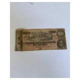 Confederate $10 Certificate
