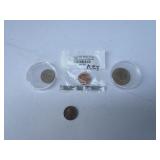 Assorted coins