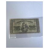 Canadian 25 cent certificate