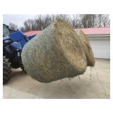 Quick attach double round bale spear