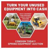 Consign your equipment!