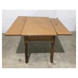 Vintage metal top table needs work