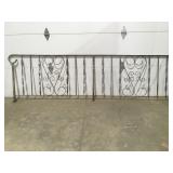 Vintage wrought iron railing 104ï¿½