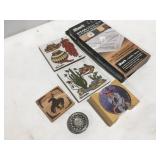 Miscellaneous homemade belt buckle coasters