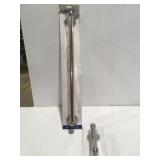 Bathroom towel bar and paper holder