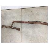 Heavy duty metal pole bar