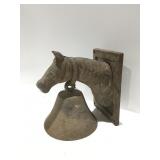 Wall-mounted horse bell
