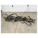 Vintage draft horse harness outfit