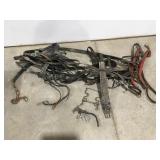 Vintage draft horse harness outfit