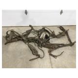 Vintage draft horse harness outfit