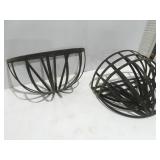 Hanging plant half baskets