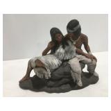 Ceramic Native American figurine