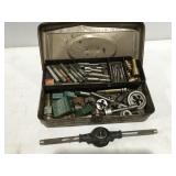 Toolbox with taps and dies