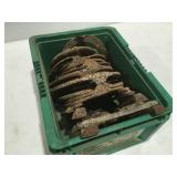 Vintage used horse shoes