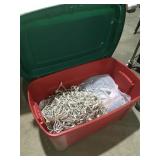 Large tote with Christmas lights