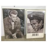 Framed James Dean posters