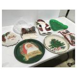 Christmas platters