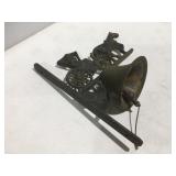 Cast horse and buggy Bell