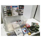 Miscellaneous items in tote