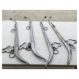 Metal horse collar hames