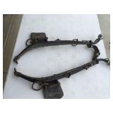 Vintage horse collar hames