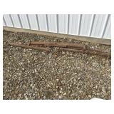 Metal double tree approximately 7 foot