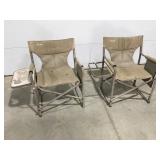 Outdoor chairs, rough condition