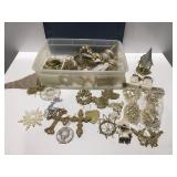 Christmas ornaments and more in tote