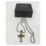 Stauer cross necklace