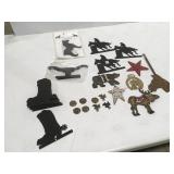 Small Western metals decor