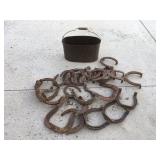 Vintage horse shoes
