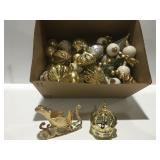 Gold, silver colored Christmas or