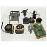 Miscellaneous items, tape measures gauges