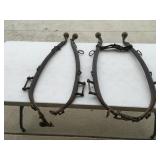 Vintage horse collar hames