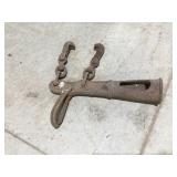 Vintage railroad track lifter