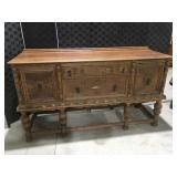 Vintage oak server 66ï¿½ x 38ï¿½
