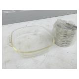 Fire, king, baking dish, and flour sifter