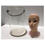 Vintage 1960s, mannequin Styrofoam and plastic