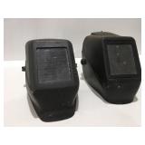 2 welding helmets