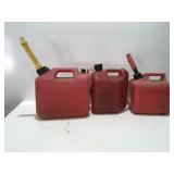3 gas containers