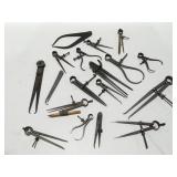 Machinist, calipers and dividers