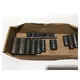 Snap on impact sockets