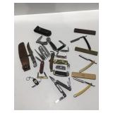 Knives and razors