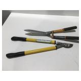 Fiskars 23" hedge shears Garden bypass lopper