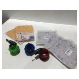 Cable locks, envelopes vinyl tiles